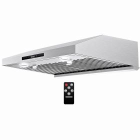 30 inch Under Cabinet Range Hood 3-Speed Touch Panel 800CFM Vent Remote Control