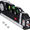 Semlos 8FT Laser Level Tool with Tape Measure Metric Rulers