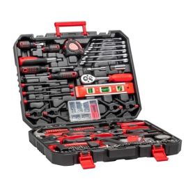 198pc Tool Set Black & Red