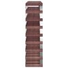 Wine Rack for 72 Bottles Brown Solid Wood Pine