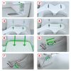 Cold Water Spray Bidet Self-Cleaning Dual Nozzle Bidet/Feminine Wash Non-Electric Mechanical Toilet Seat Cover