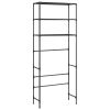 3-Tier Storage Rack over Laundry Machine Black 27.2"x11"x66.5"