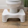 The Original Bathroom Toilet Stool, 7 Inch height, White