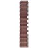 Wine Rack for 120 Bottles Brown Solid Wood Pine