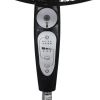 18" Oscillating Stand Fan with Remote Control Black