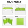 4ft Green Portable Folding Table Indoor&Outdoor Maximum Weight 135KG Foldable Table for Camping