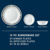 Brasserie 12-pc Dinnerware Set, Serves 4