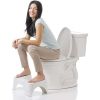 The Original Bathroom Toilet Stool, 7 Inch height, White