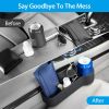 2Pcs Car Console Side Organizer Car Seat Gap Storage Box Pocket Organizer Seat Gap Filler Catch Caddy