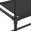 3-Tier Storage Rack over Laundry Machine Black 27.2"x11"x66.5"