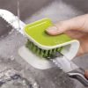 1pc Household Kitchen U-shaped Double-sided Chopsticks Cleaning Brush; Bristle Knife And Fork Cleaning Brush; Knife Cleaning Hand Guard Brush