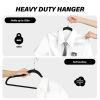 Velvet Hangers 70 Pack, Non-Slip Clothes Hangers with Shoulder Notches, 360° Swivel Hooks, Heavy Duty Coat Suit Hangers for Closet Space Saving, Black