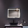 4 Size Bathroom LED Vanity Mirror Wall Mounted Makeup Mirror with Light (Horizontal/Vertiacl)